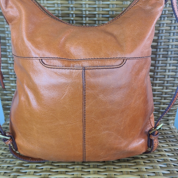 HOBO Orange Leather Hobo Bag - Picture 3 of 16